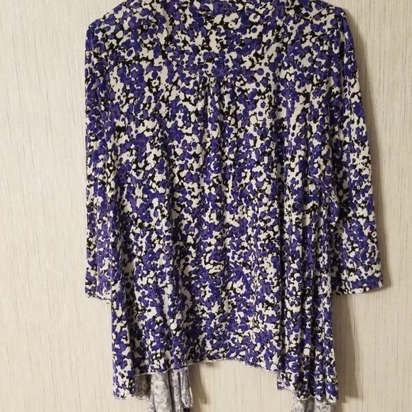 Womens hi low open shirt - Picture 2 of 2